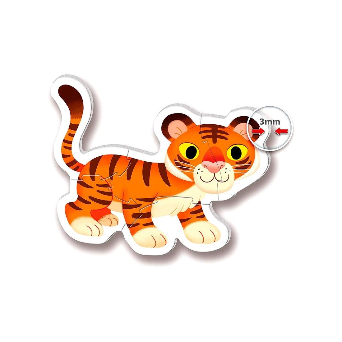 Wild Animals First Pussel Set, 3-12 bitar för barn | Hem & Hobby | Pryloteket