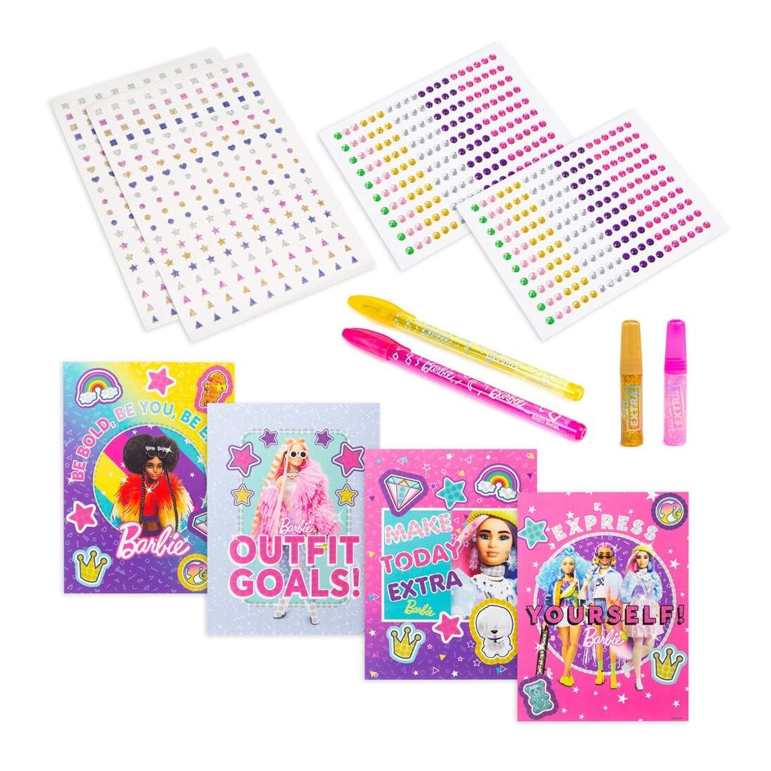 Glitterkonstset för barn, innehåller 12 färger och tillbehör | Hem & Hobby | Pryloteket