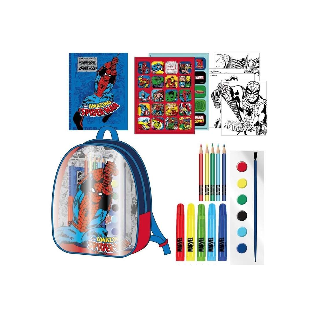 Marvel Avengers ryggsäck med brevpappersset | Hem & Hobby | Pryloteket