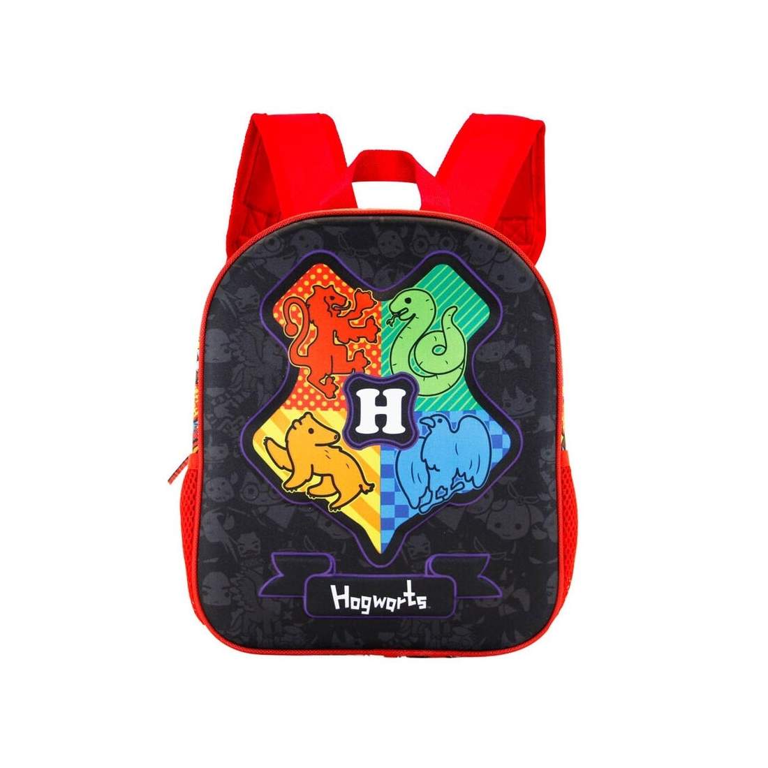 Hogwarts 3D-ryggsäck, 31 cm storlek, perfekt för skola och resor | Hem & Hobby | Pryloteket