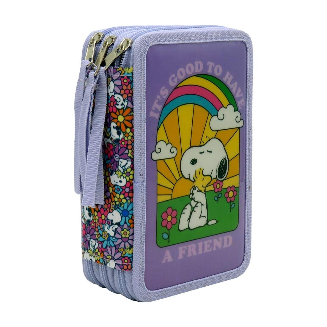 Snoopy pennfodral med dragkedja, slitstarkt material, rolig design | Hem & Hobby | Pryloteket