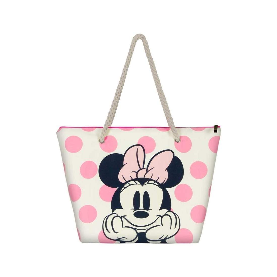 Minnie Dots strandväska för kvinnor, stor kapacitet, hållbar design | Hem & Hobby | Pryloteket