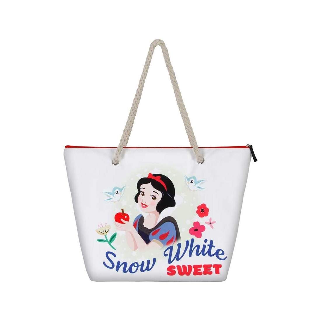 Snövit strandväska för sommaren, hållbar och rymlig | Hem & Hobby | Pryloteket