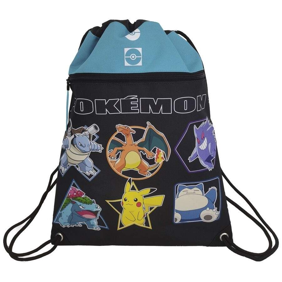 Pokemon Gym Bag 43cm, kestävä materiaali, kevyt muotoilu