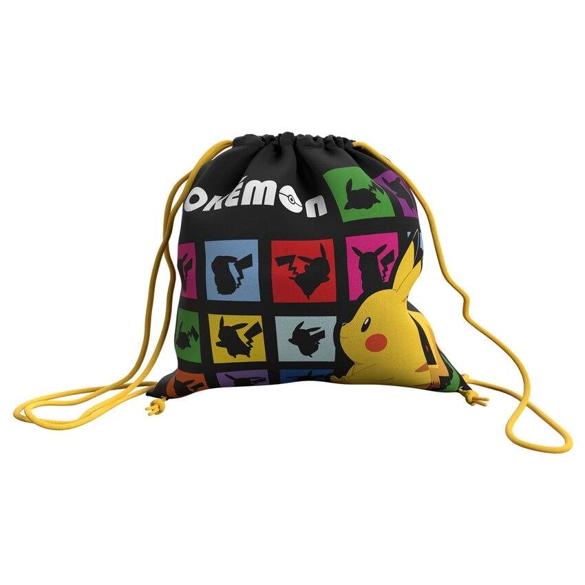 Pokemon gymnastiktaske, 25 cm størrelse, slidstærkt materiale