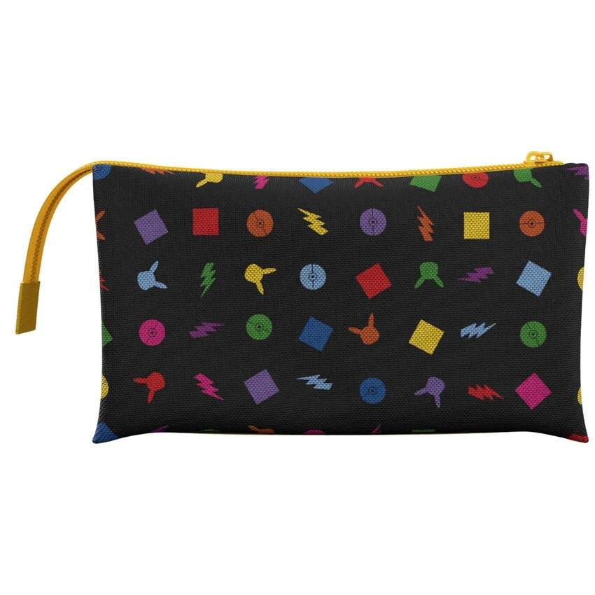 Pokemon Triple Penalhus med lynlåslukning og rum