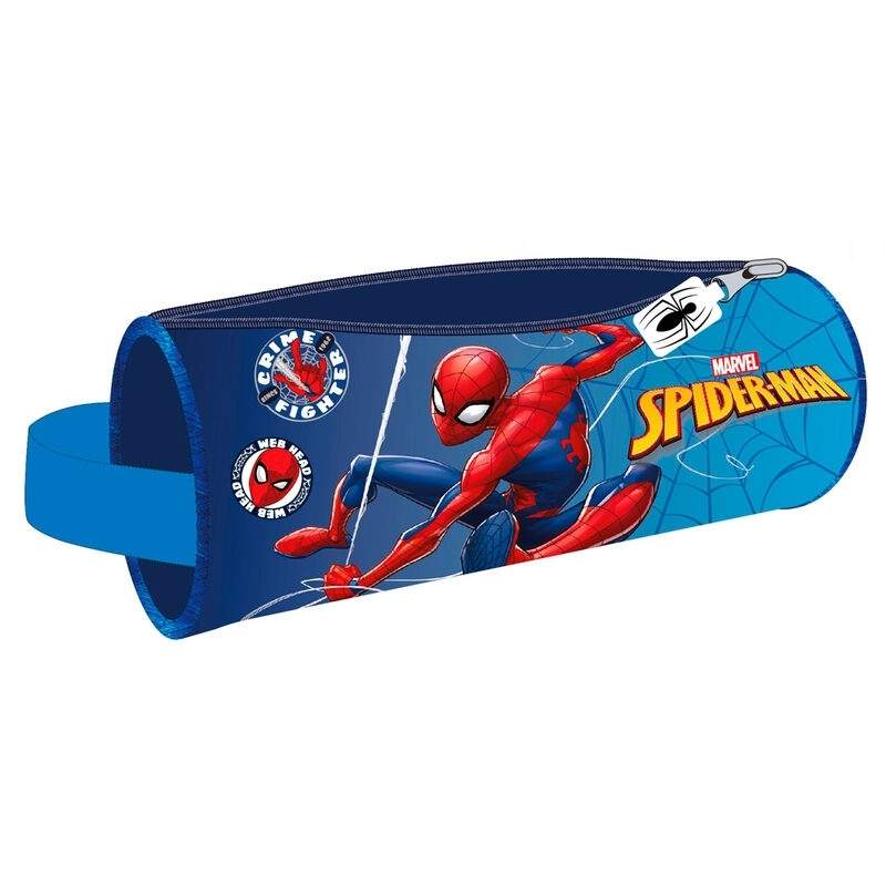 Spiderman Penalhus med lynlås, slidstærkt materiale, børnedesign