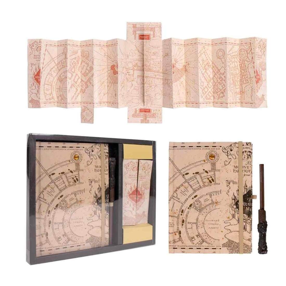 Harry Potter brevpappersset med anteckningsbok, pennor och klistermärken | Hem & Hobby | Pryloteket
