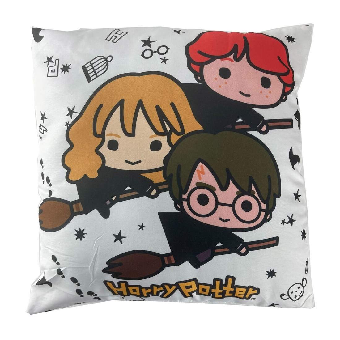 Harry Potter Chibi-kudde, mjuk plysch, 18x18 tum | Hem & Hobby | Pryloteket
