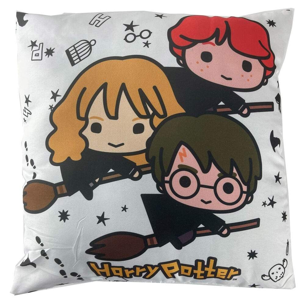 Harry Potter Chibi-pude, blød plys, 18x18 tommer