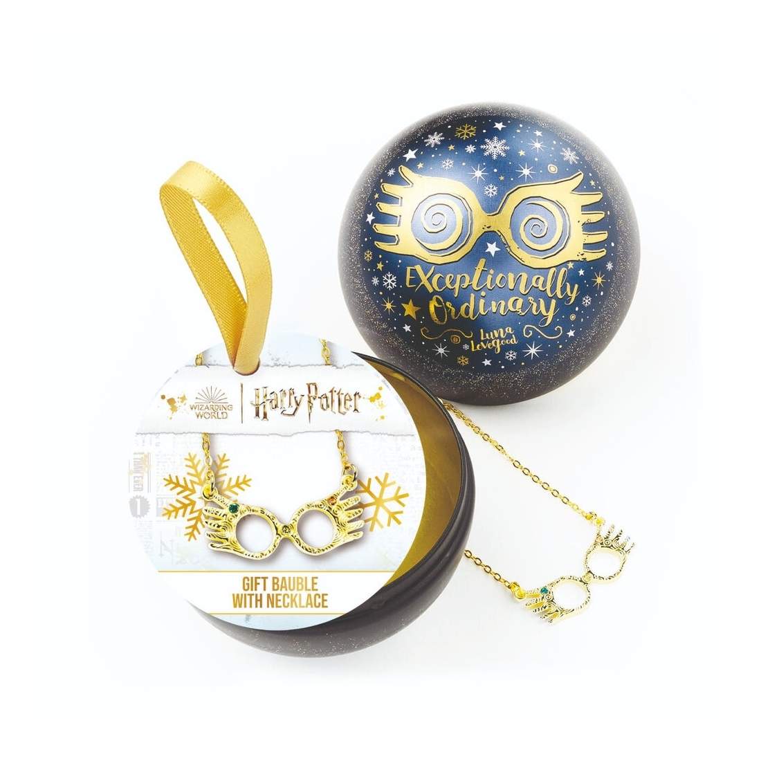 Luna Lovegood Glasögon Halsband med julkulsprydnad | Hem & Hobby | Pryloteket