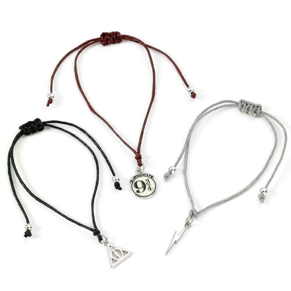 Harry Potter Deathly Hallows Venskabssæt - 3 armbånd