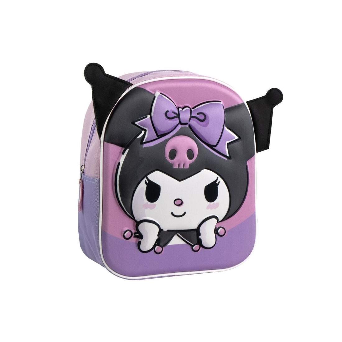 Kuromi 3D-ryggsäck, 28 cm storlek, hållbar design | Hem & Hobby | Pryloteket