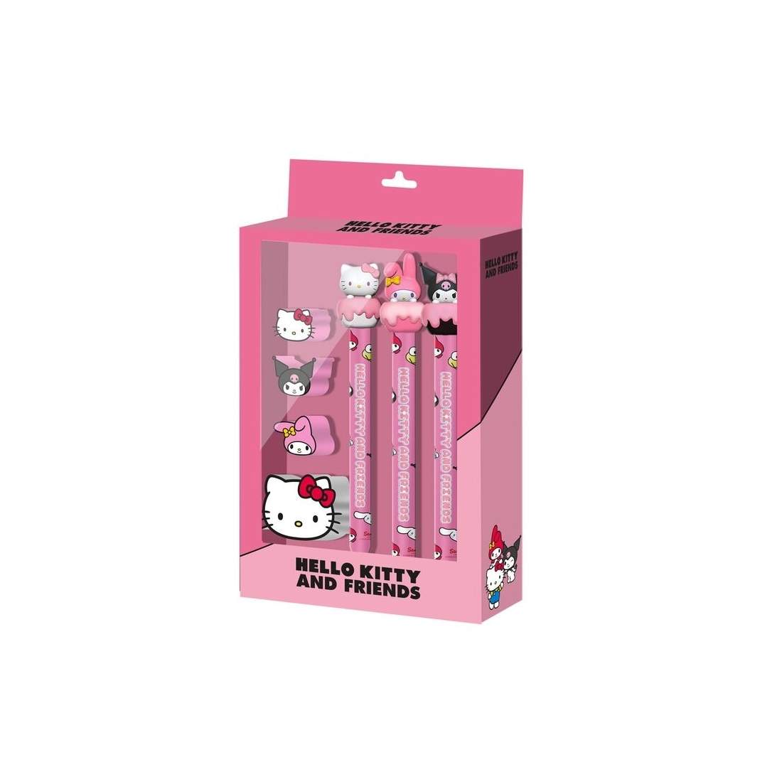 Hello Kitty brevpappersset med anteckningsböcker, pennor och klistermärken | Hem & Hobby | Pryloteket