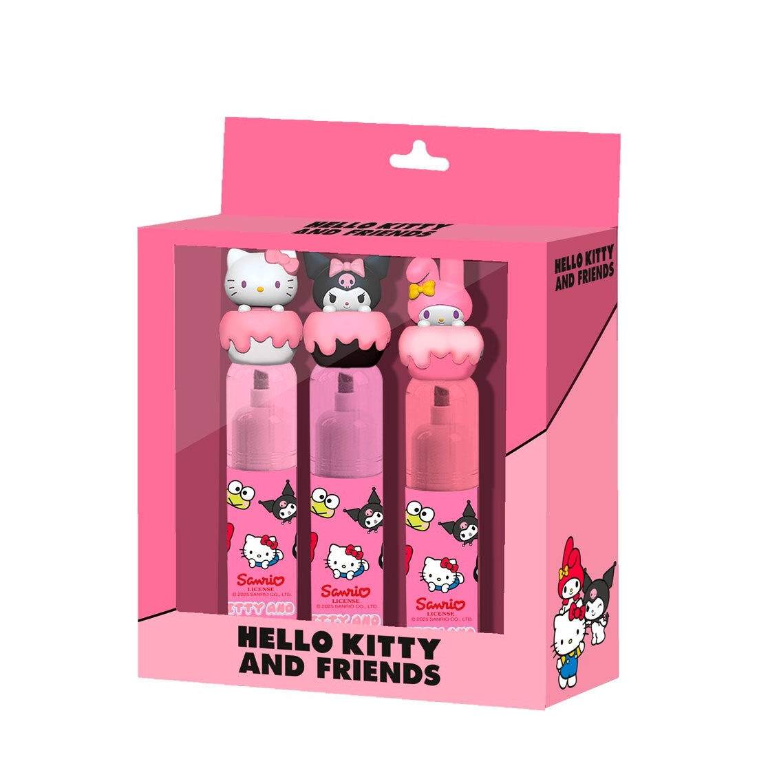 Hello Kitty Underliners Pack om 3 för skolan eller kontoret | Hem & Hobby | Pryloteket