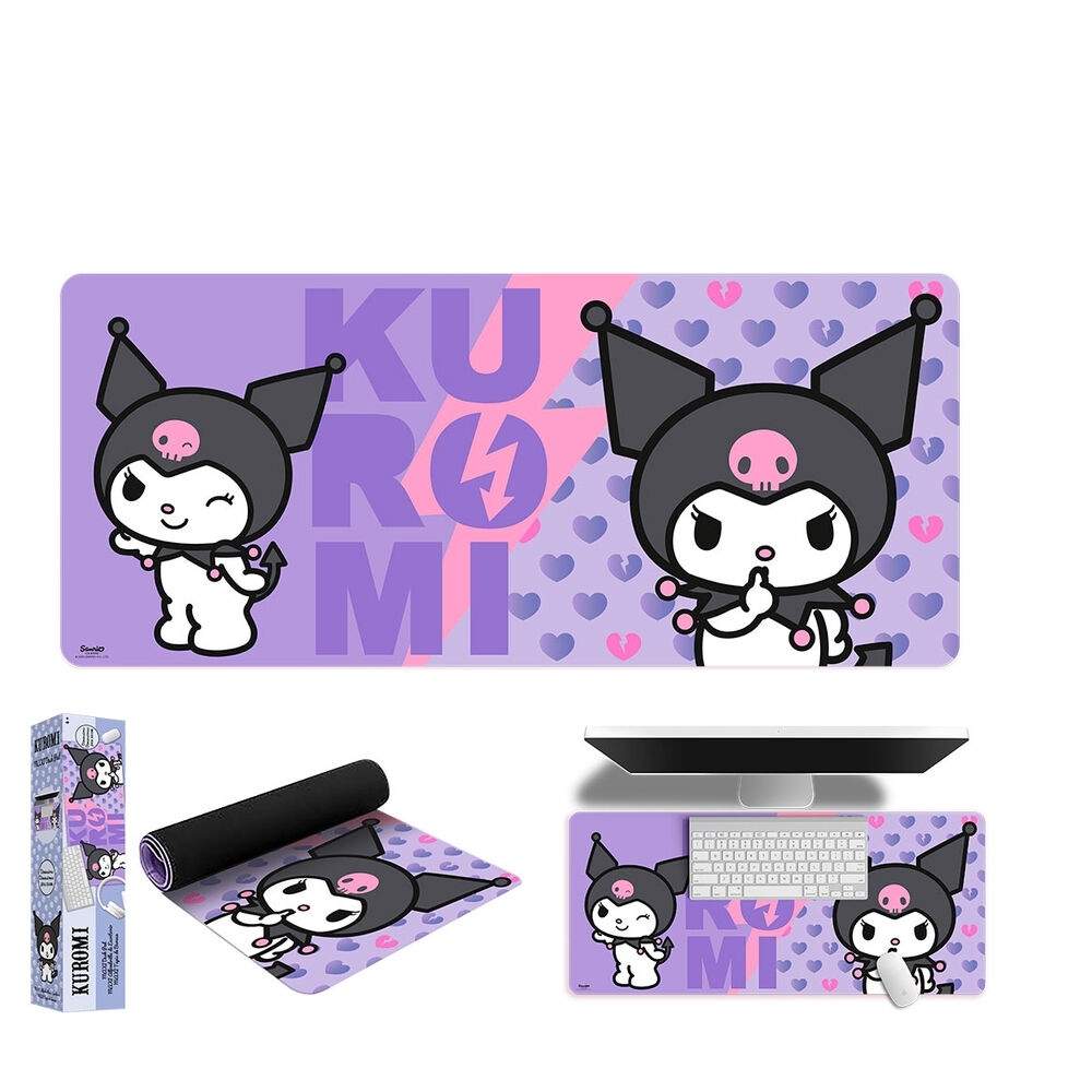 Spillebordsmåtte, Hello Kitty Kuromi Design, stor størrelse