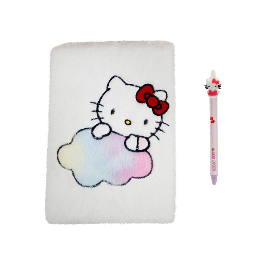Hello Kitty Plush Notebook och Pen Set för barn | Hem & Hobby | Pryloteket