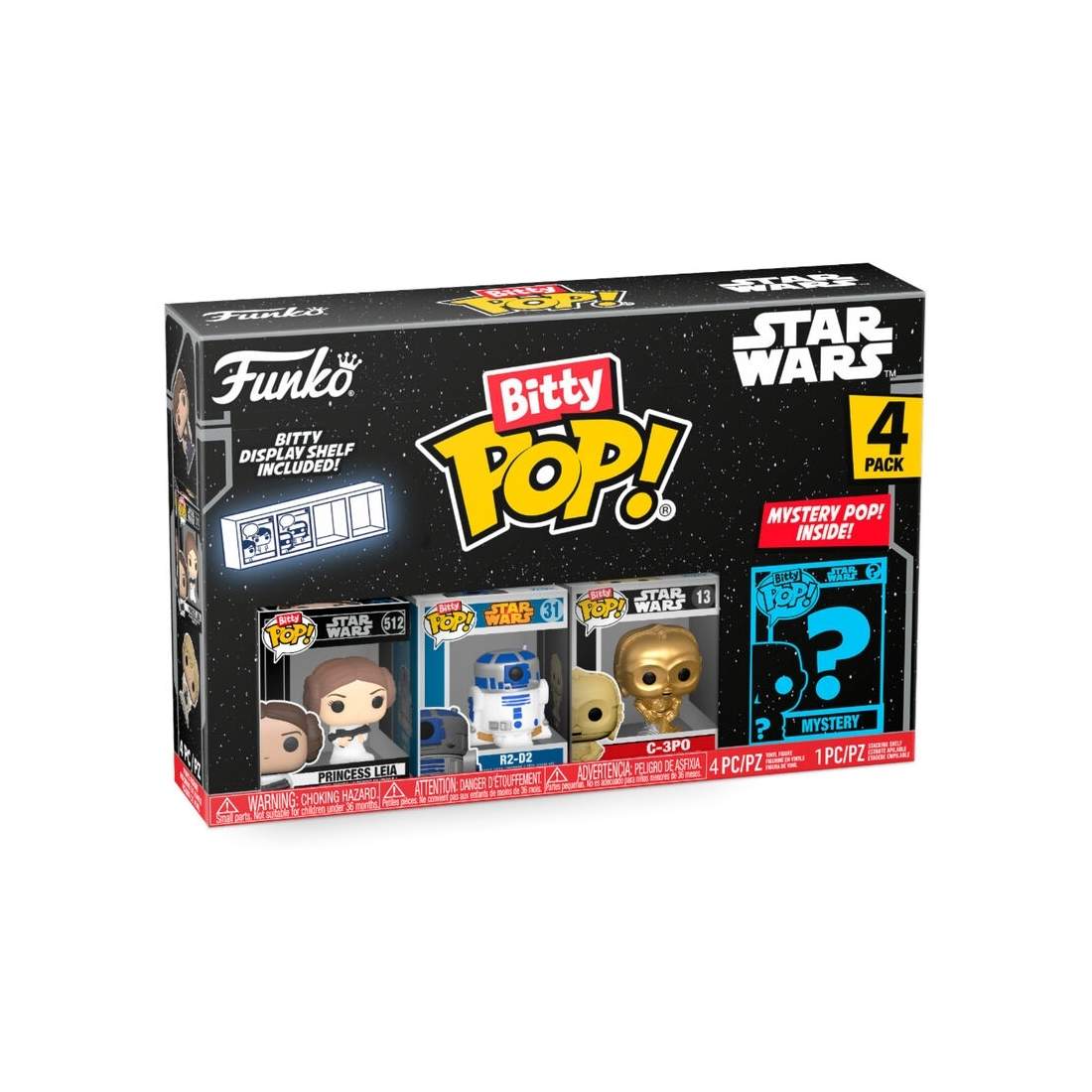Blister 4 figurer Bitty POP Sar Wars Leia | Hem & Hobby | Pryloteket
