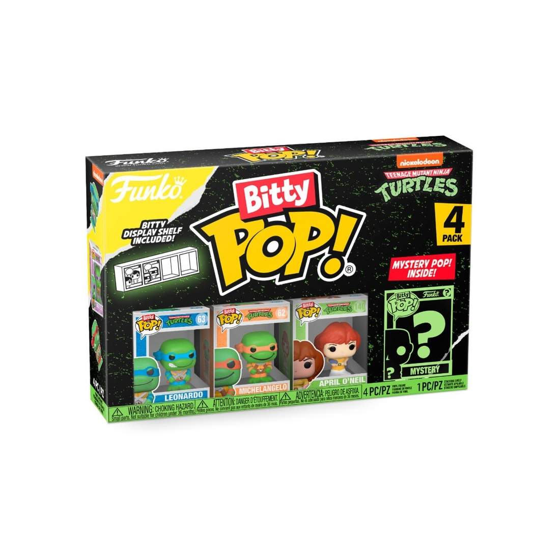 Blister 4 figurer Bitty POP Teenage Mutant Ninja Turtles Leonardo | Hem & Hobby | Pryloteket