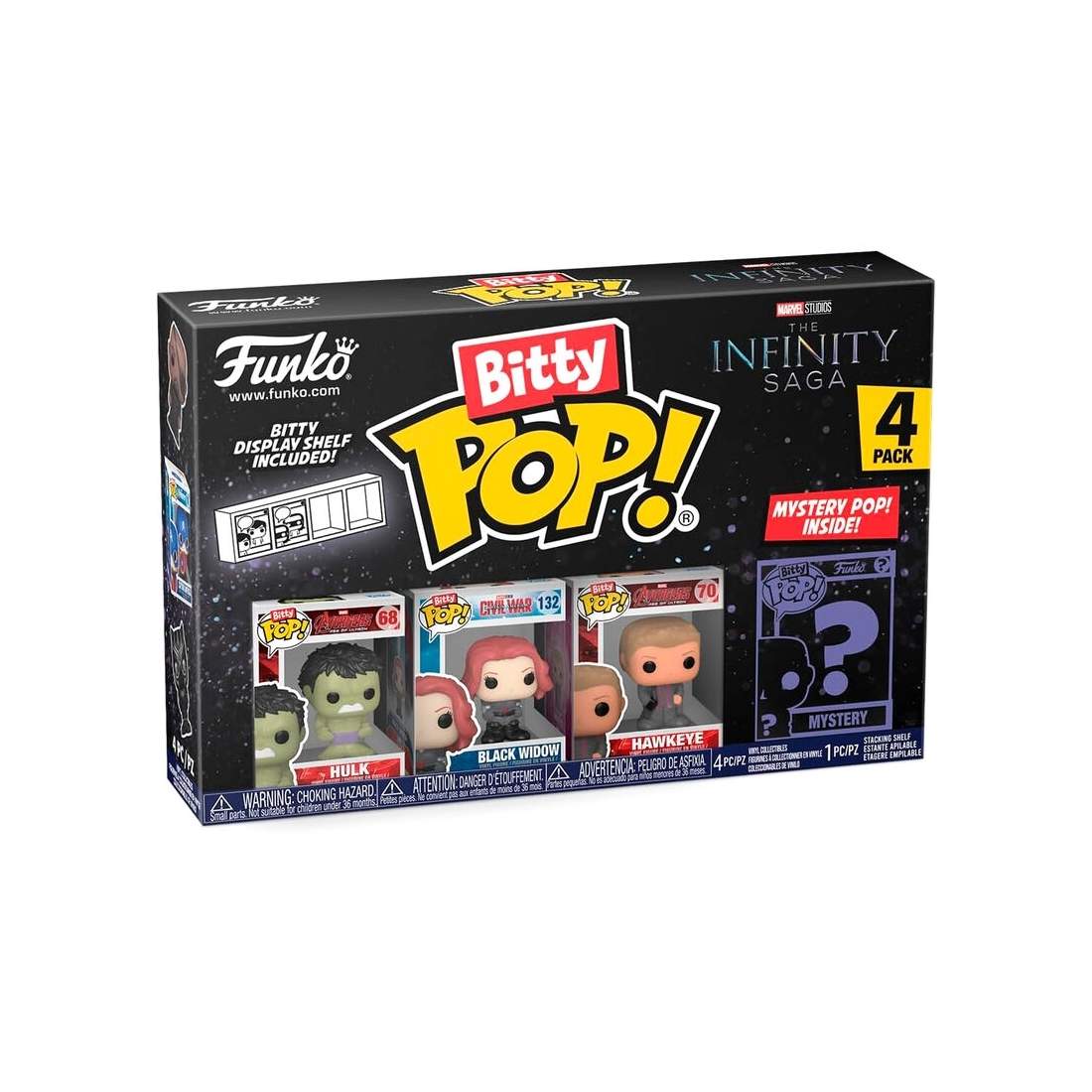 Blister 4 figurer Bitty POP Marvel The Infinity Saga Hulk | Hem & Hobby | Pryloteket