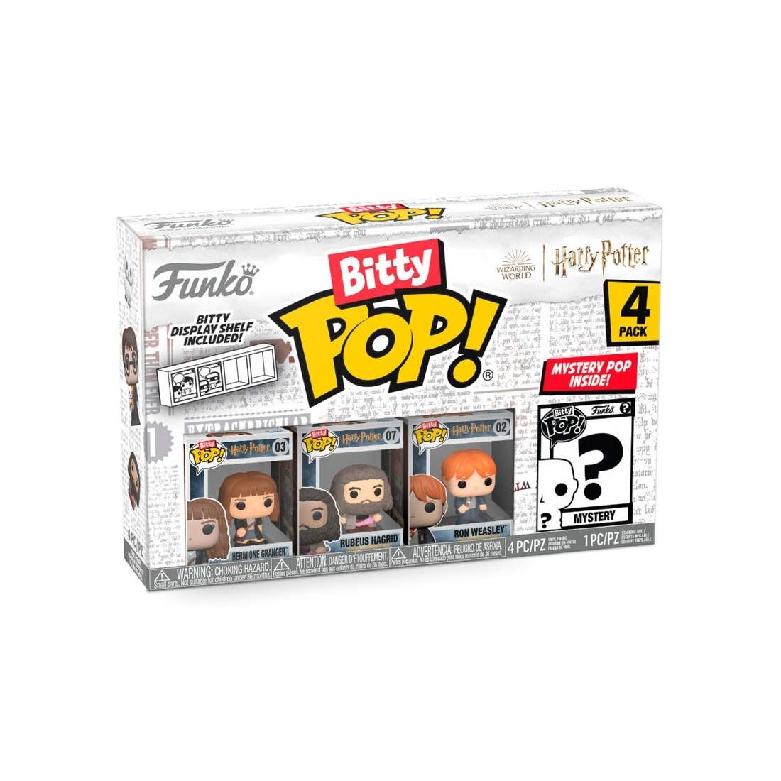 Blister 4 figurer Bitty POP Harry Potter Hermione | Hem & Hobby | Pryloteket