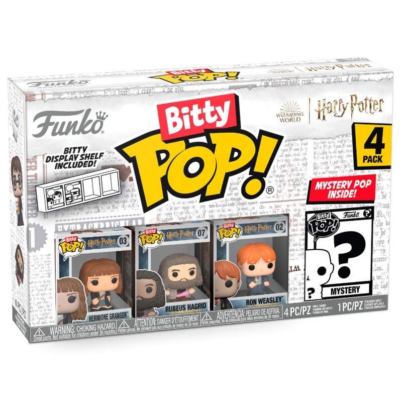 Blister 4 hahmoa Bitty POP Harry Potter Hermione
