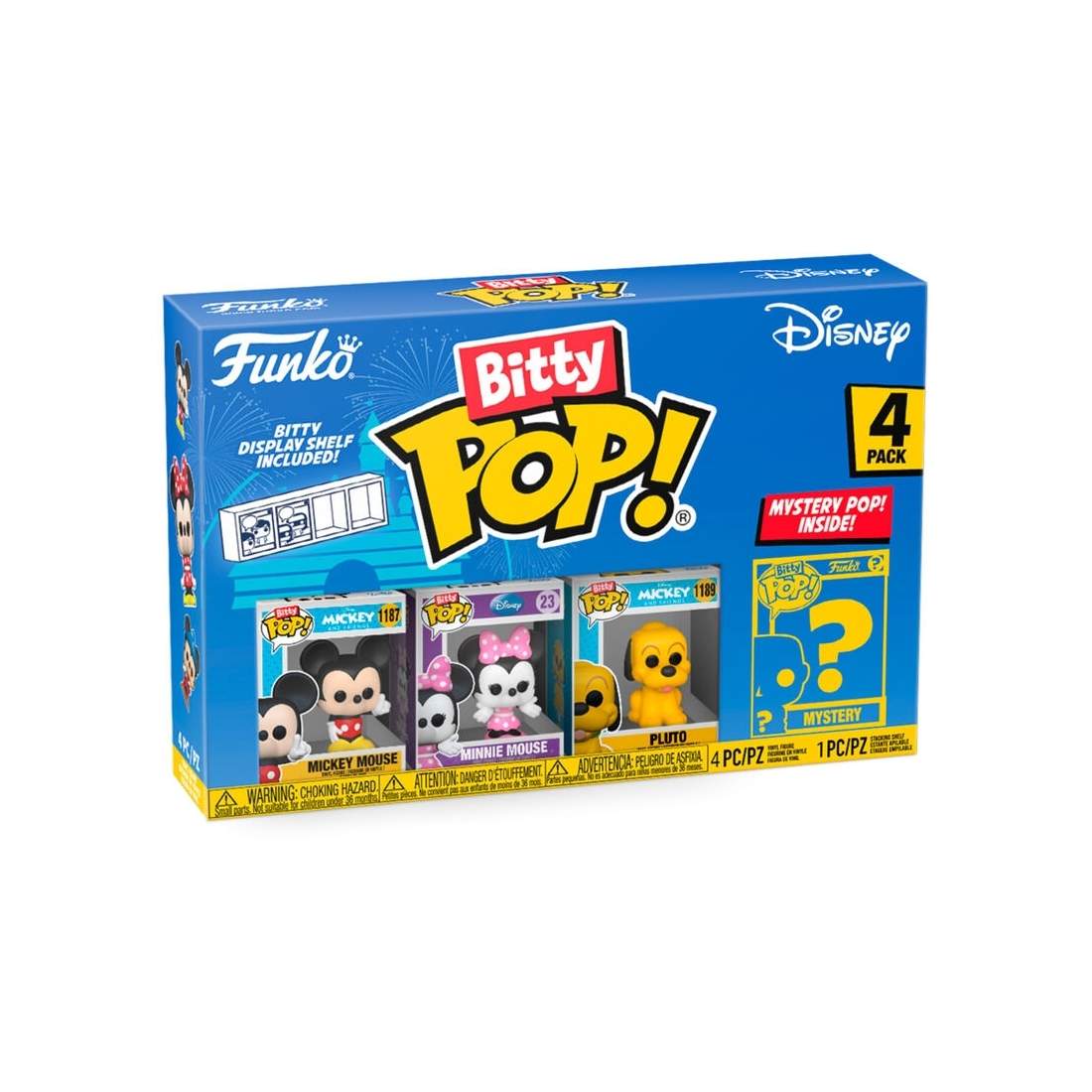 Blister 4 figurer Bitty POP Disney Mickey | Hem & Hobby | Pryloteket