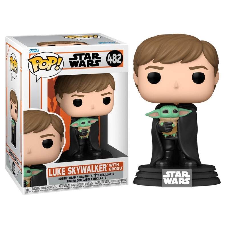 POP-hahmo Star Wars Mandalorian Luke lapsen kanssa