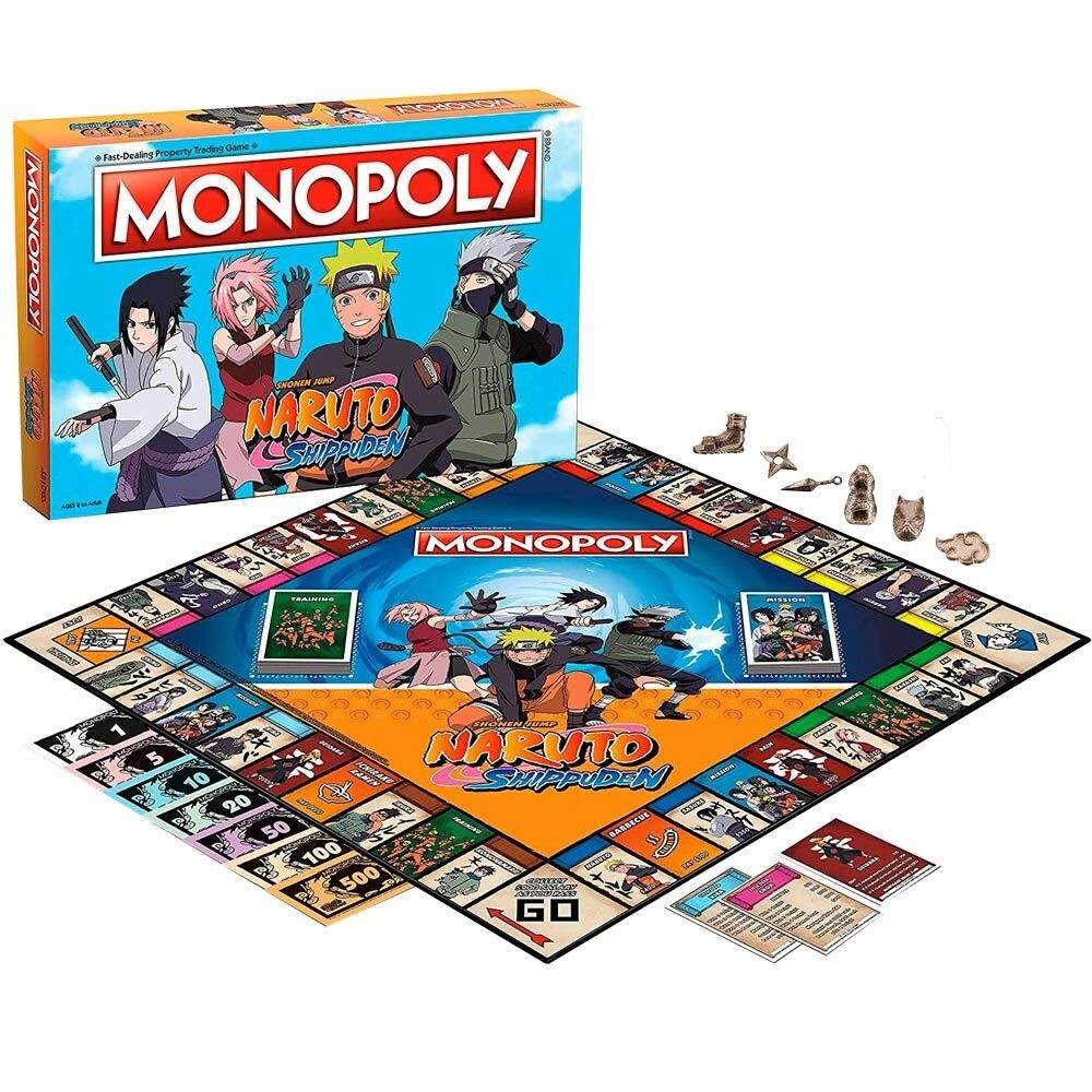 Spansk Naruto Shippuden-monopolspil