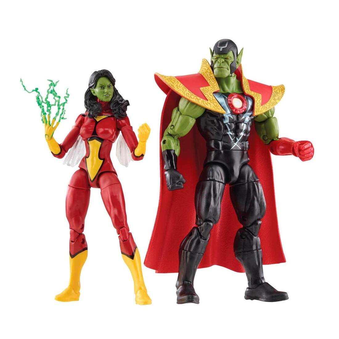 Marvel Avengers Beyond Earth Mäktiga Skrull Queen & Super Skrull-figurer 15 cm | Hem & Hobby | Pryloteket