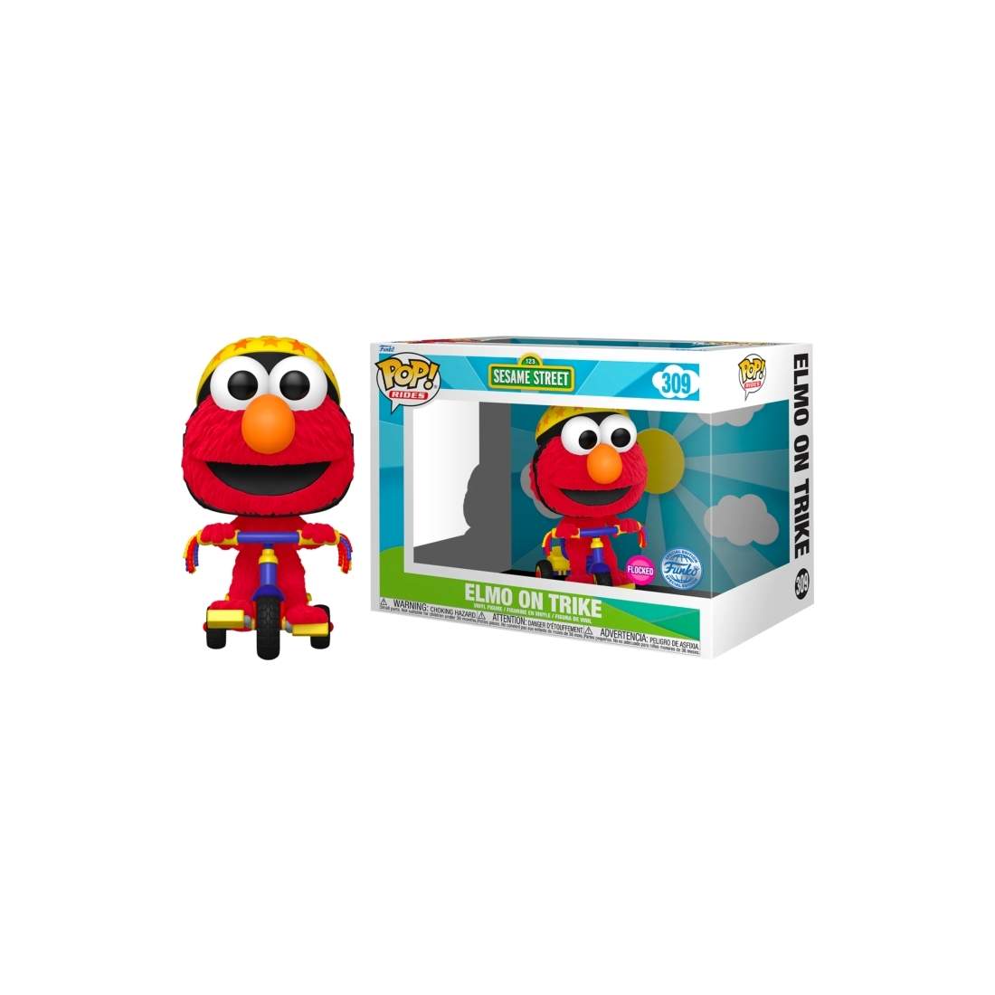 POP figur Rider Sesame Street Elmo på trike Exklusiv | Hem & Hobby | Pryloteket