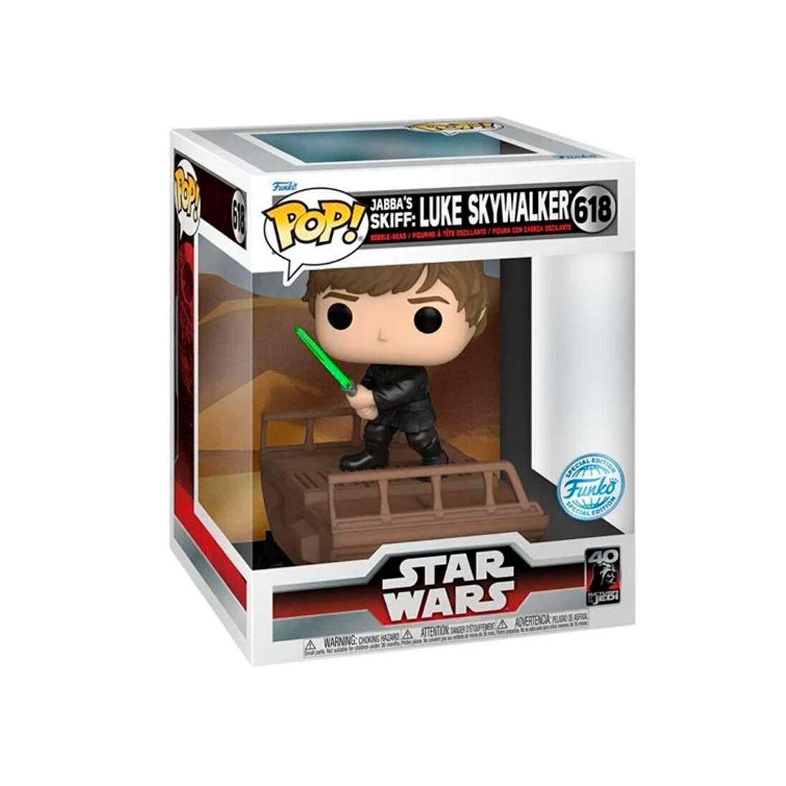 POP-figur Deluxe Star Wars Luke Skywalker Exklusiv | Hem & Hobby | Pryloteket