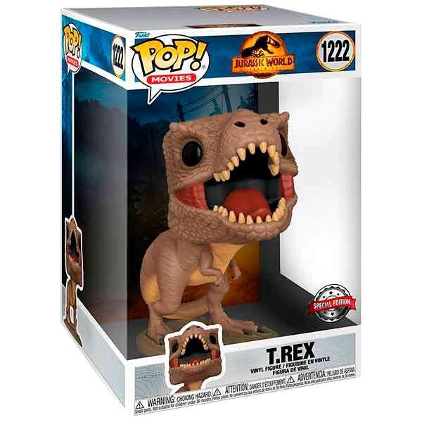 POP hahmo Jurassic World 3 T-Rex Exclusive 25cm