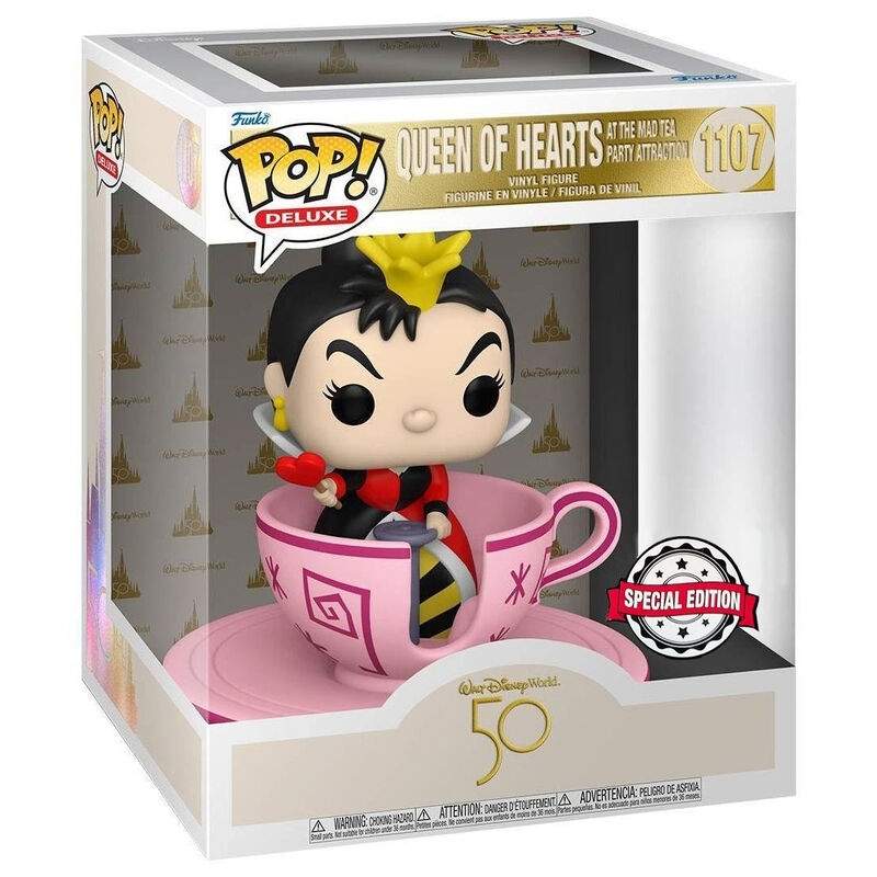 POP-figur Walt Disney World 50th Hjerterdronning ved vildt teselskab Eksklusivt