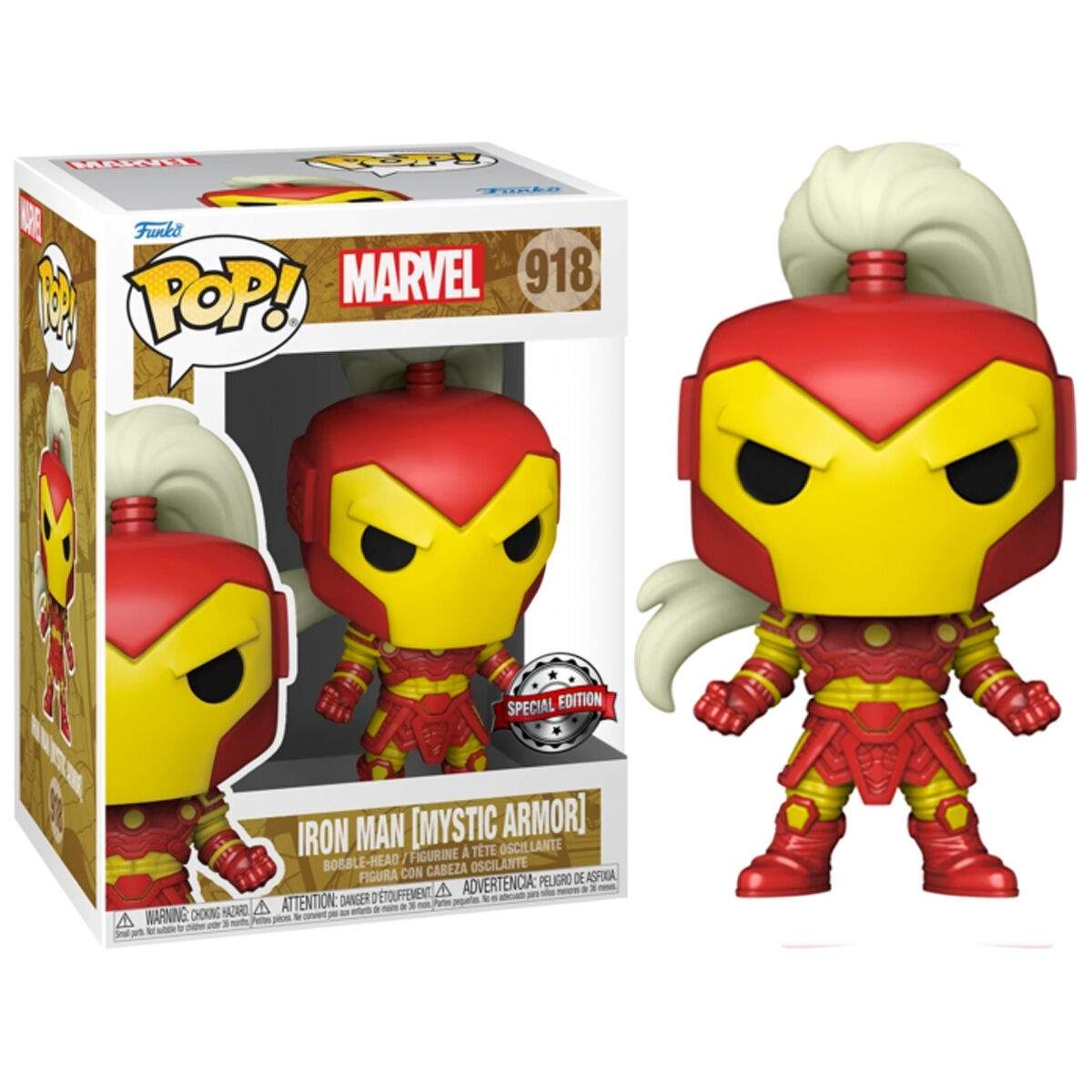 POP-figur Marvel Iron Man Mystic Armor Eksklusivt