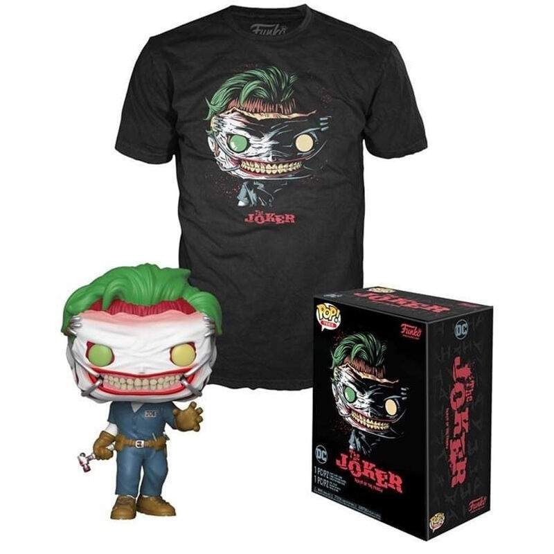 Sætfigur POP & Tee DC Comics Jokeren Eksklusiv M