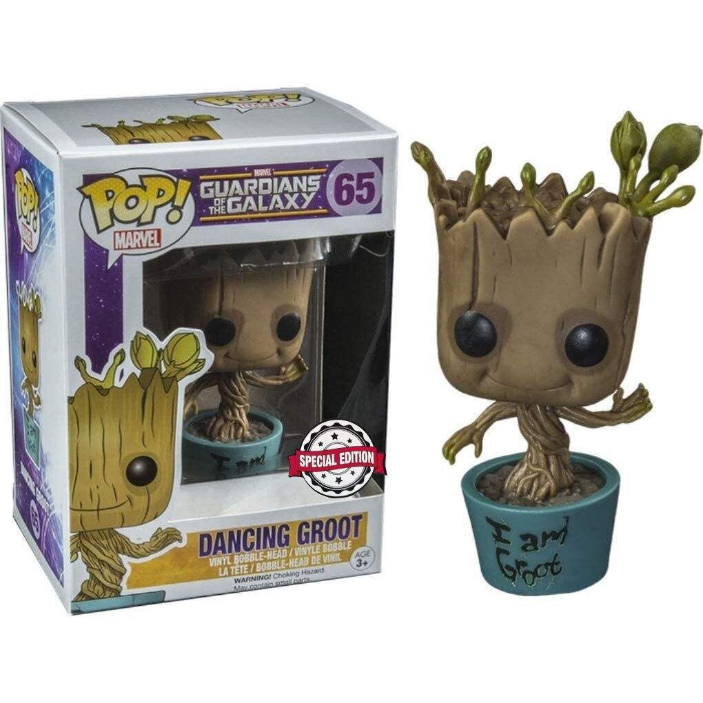 POP-figur Marvel Guardians of the Galaxy Dancing I Am Groot Eksklusivt