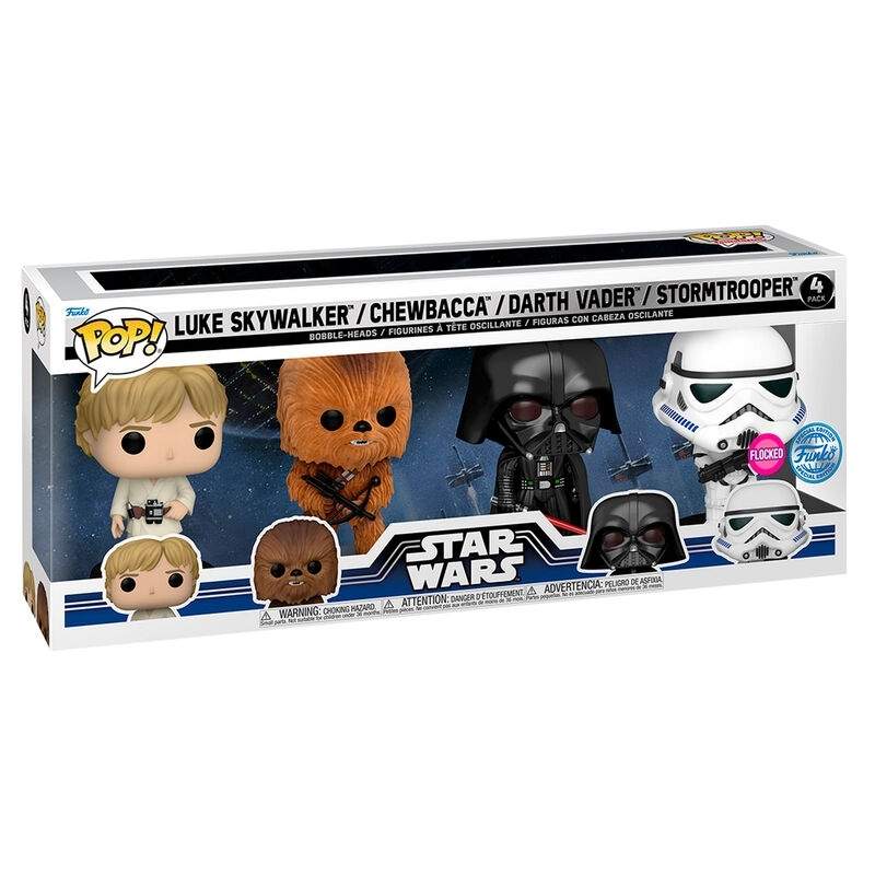 POP-pakkaus 4 hahmoa Star Wars New Classics Yksinoikeus