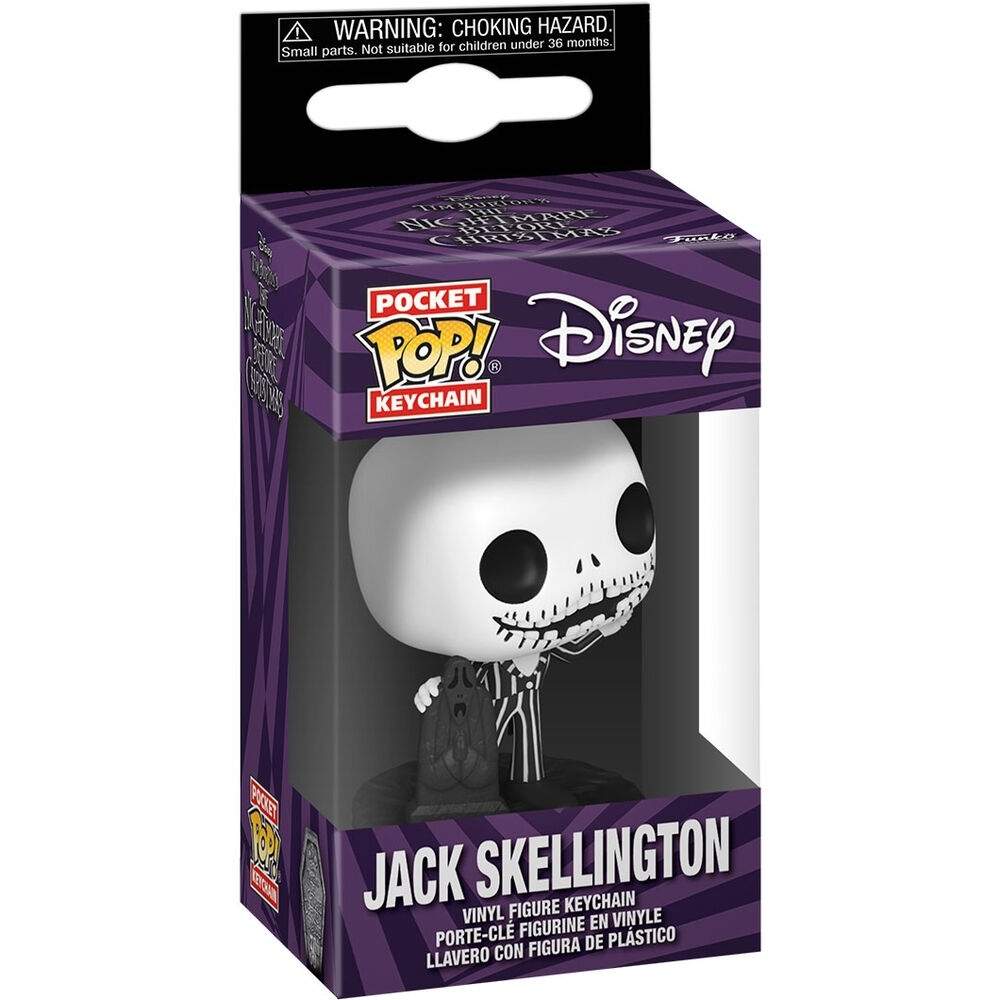 Pocket POP-nøglering Disney Nightmare Before Christmas 30th Anniversary Jack Skellington