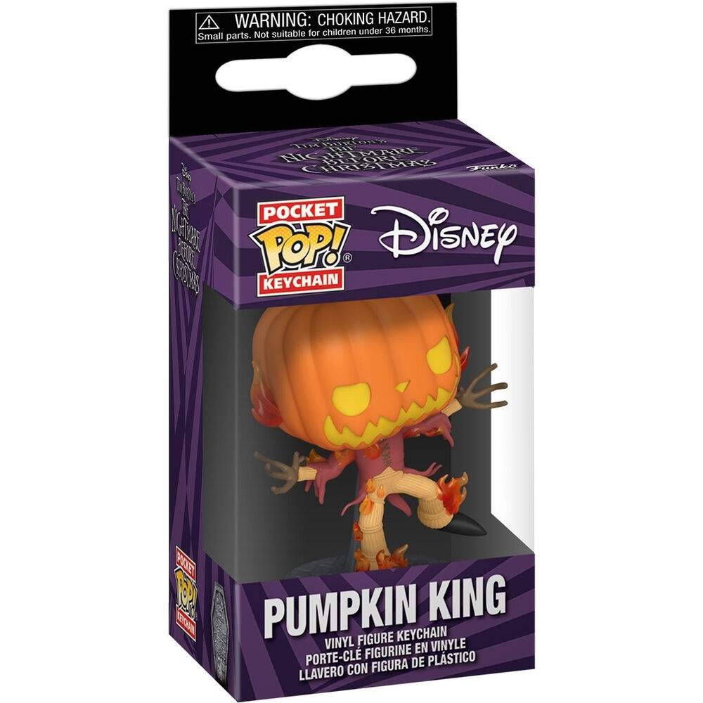 Pocket POP Disney nøglering Nightmare Before Christmas 30th Anniversary Pumpkin King