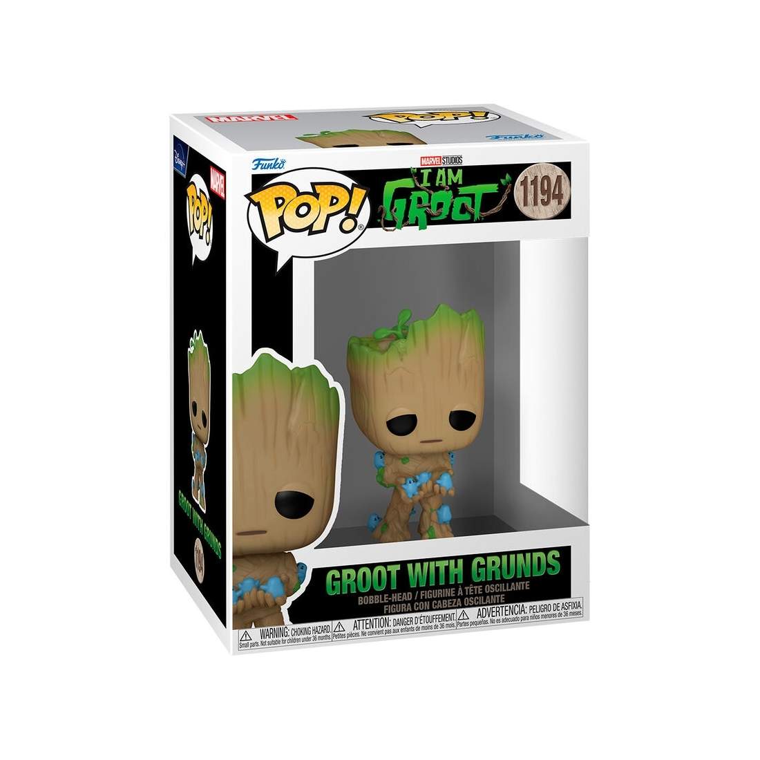 POP-figur Marvel I am Groot - Groot med Grunds | Hem & Hobby | Pryloteket