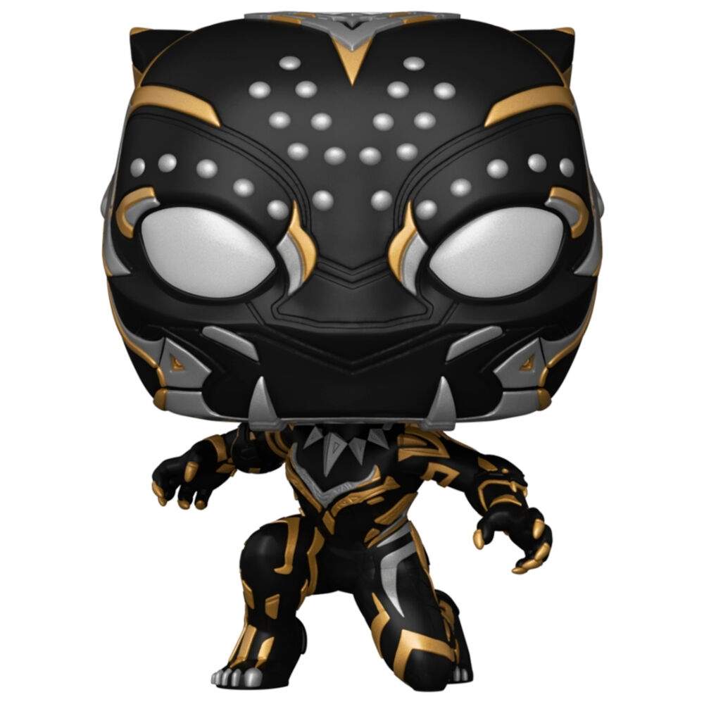 POP hahmo Marvel Black Panther Wakanda Forever Black Panther Musta Pantteri