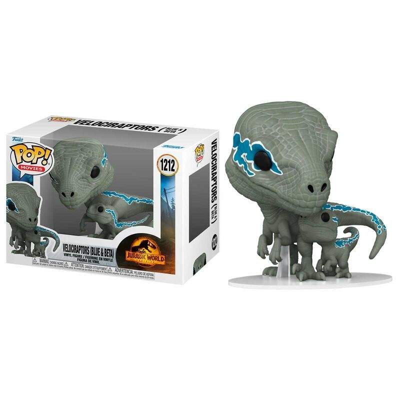 POP hahmo Jurassic World 3 Velociraptorit Sininen & Beta