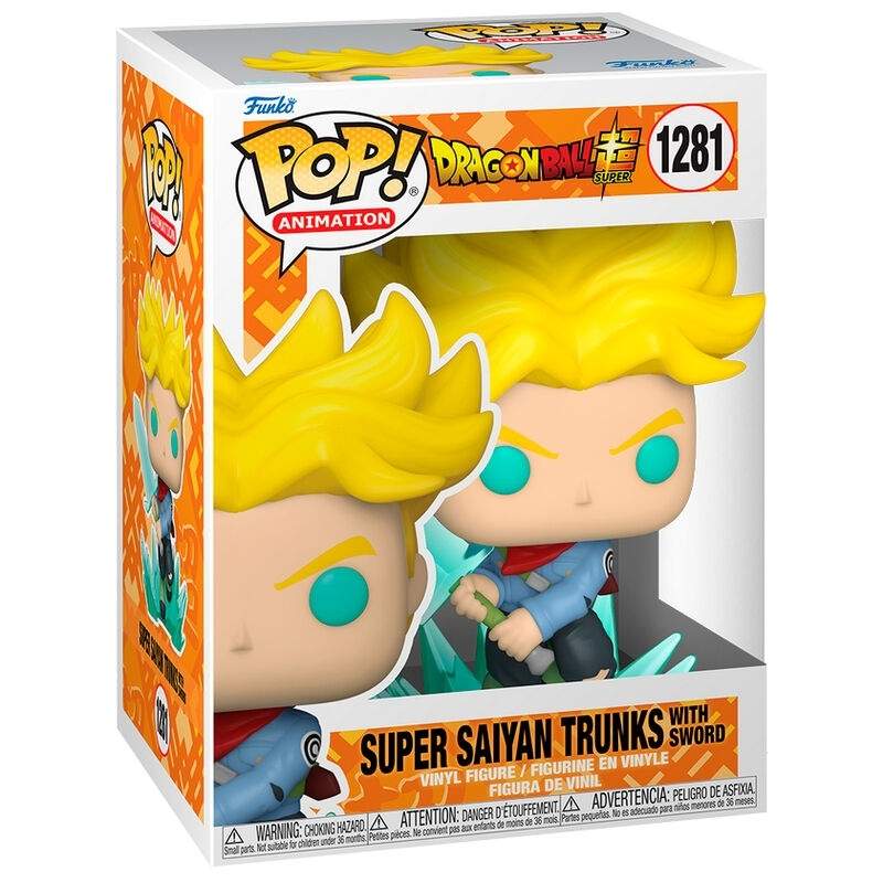 POP-figur Dragon Ball Super Super Saiyan Trunks med sværd