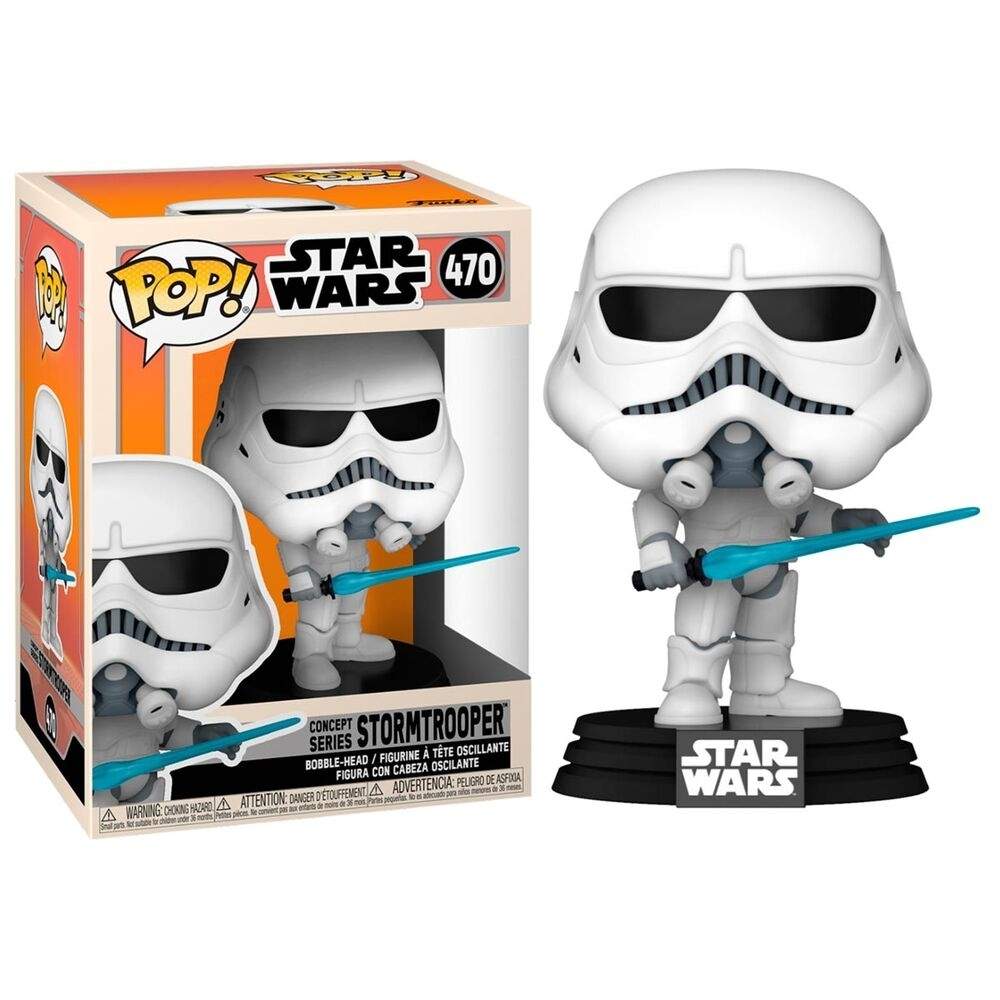 POP-hahmo Star Wars Concept Series Stormtrooper -myrskyjoukot