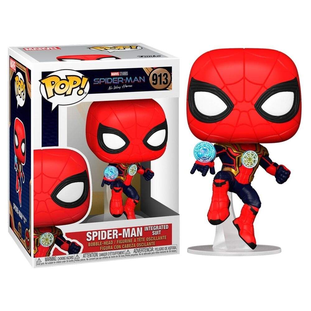 POP figuuri Marvel Spiderman No Way Home Hämähäkkimies Integroitu puku