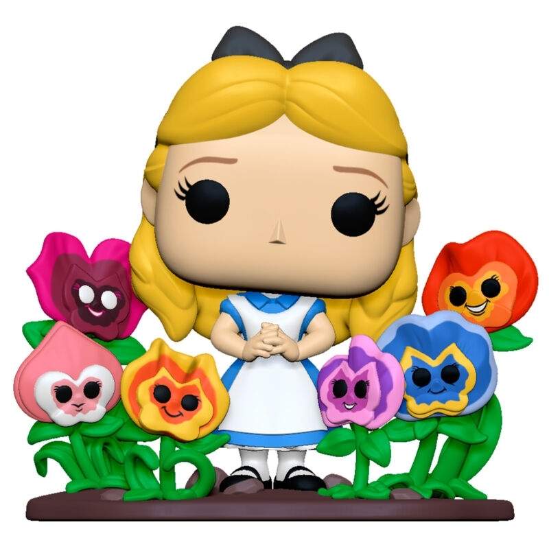 POP-figur Disney Alice i Eventyrland 70 år Alice med blomster