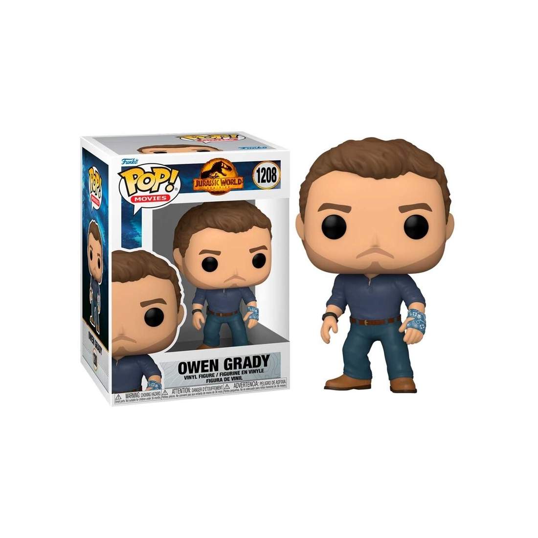 POP-figur Jurassic World 3 Owen Grady | Hem & Hobby | Pryloteket
