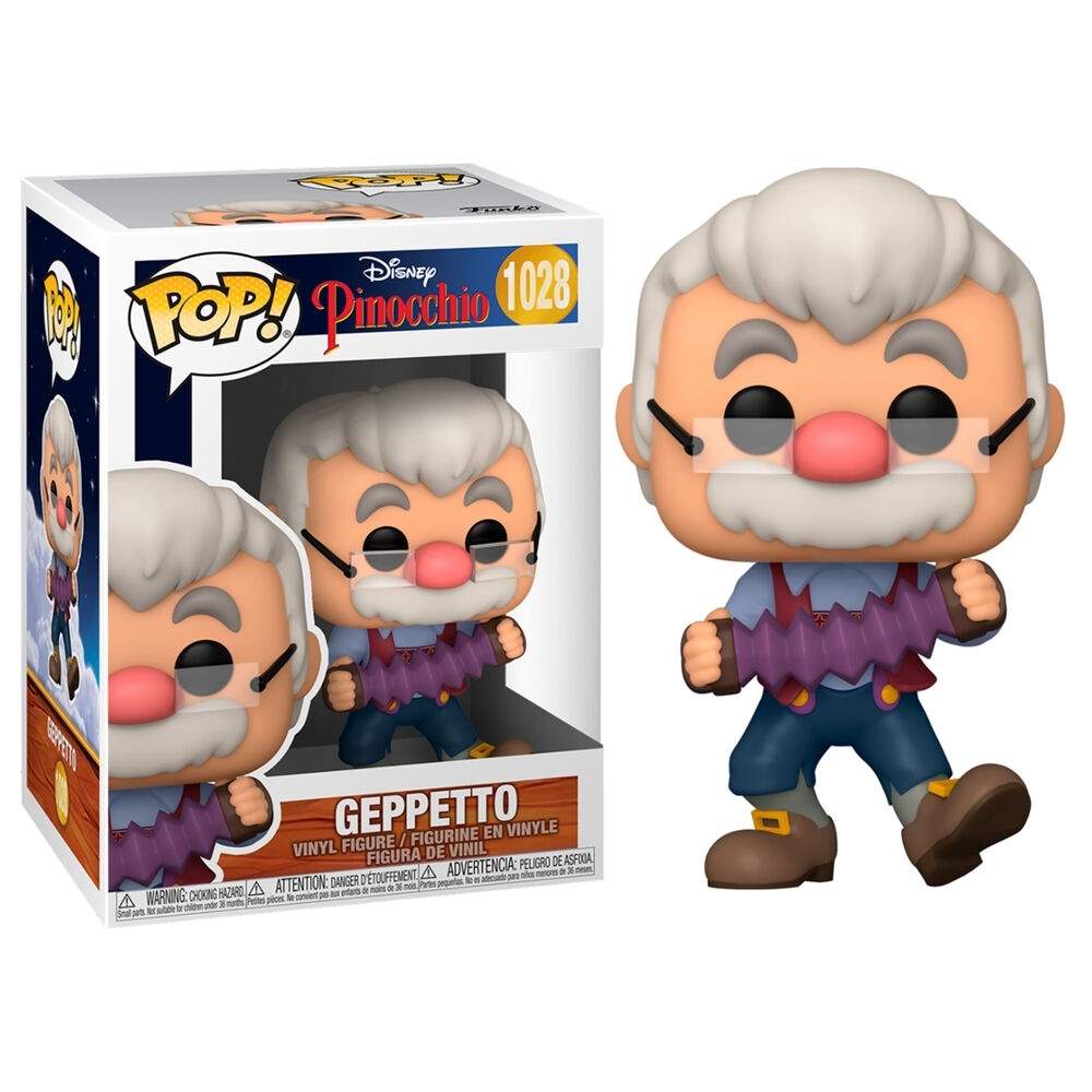 POP-figur Disney Pinocchio Geppetto med harmonika