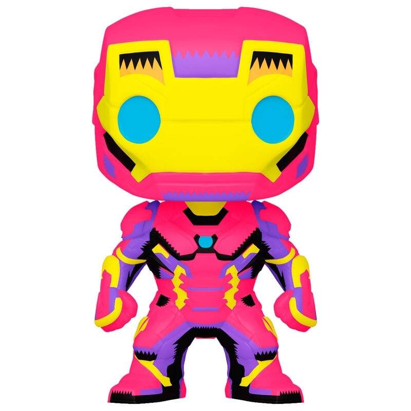 POP-figur Marvel Iron Man Black Light Eksklusiv